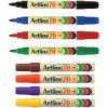 Marker Artline 70 Permanent 1.5mm Bullet Nib Asst Bx12