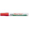 Marker Uni 580b Permanent Chisel Red