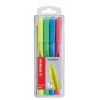 Highlighter Stabilo Flash 555/4 Asst Wlt4