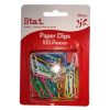 Paper Clips Stat 28mm Sml Multi Colour Pk100