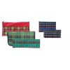 Pencil Case Marbig Large 33x17cm Tartan 1 Zip