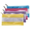 Pencil Case Stat Fashion Pvc Mesh Zip 228x114 Asst