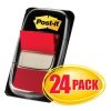 Flags Post-it 680-1-24cp Cabinet Pack Red Bx24