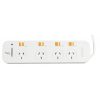 Powerboard 4 Outlet With Indiv Switch/overload Protection/master Switch