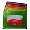 Document Wallet Stat A4 Pp W/zip Gusset Asst Pk10