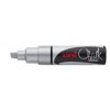 Marker Chalk Uni 8mm Chisel Tip Silver