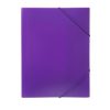 Document Wallet Marbig A4 Soft Touch Brights Purple