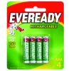 Battery Eveready Rechargeable Aaa Pk4
