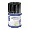 Pen Staedtler Bp Stick 430 Med Black Cup50