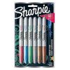 Marker Sharpie Metallic Perm Fine Asst Pk6