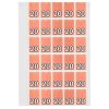 Labels Colour Coding Avery 20x30mm 20 Top Tab Pink Pk150