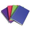 Notebook C/land A5 Feint Ruled Wiro H/c Bright Col Asst 200pg