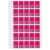 Labels Colour Coding Avery 20x30mm 21 Top Tab Magenta Pk150