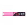 Marker Chalk Uni 8mm Chisel Tip Fluoro Pink