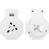 Travel Adaptor Inbound Visitor+usb Suits From Usa,hk,jap,eu & More