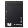 Lecture Pad Spirax A4 P905 Pp T/o Black 140pg