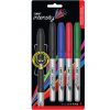 Permanent Marker Bic Intensity 1.1mm Fine Tip Office Assortedpg Pk4
