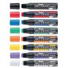 Marker Pentel 10.0-15.0mm Liquid Chalk Wet Erase Broad Chisel Tip Asst Pk12
