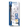 Pen Staedtler Medium Ballpoint 423 Black Bx10