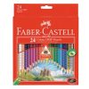 Pencil Coloured Faber Dot Grip Triang Pk24
