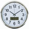 Clock Italplast 43cm Wall With Lcd