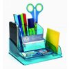 Desk Organiser Italplast Translucent Blue