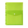 Binder Pocket Marbig A4 Top Opening Lime