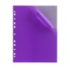 Display Book Marbig A4 Binder 10 Pocket Soft Touch Purple