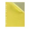 Display Book Marbig A4 Binder 10 Pocket Soft Touch Yellow