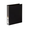 Binder Insert Marbig A4 Clearview 2 D-ring 38mm Black