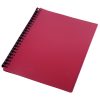 Display Book Gns A4 Refillable Burgundy 20p