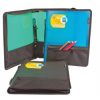 Binder F/mate 860s A4 2r 25mm Zipper Folio Smoke