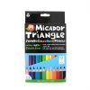 Pencil Coloured Micador Colourush Jumbo Triangle Fsc 100% Assorted Bx12