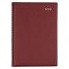 DIARY 2023 COLLINS 387.V78 A5 BELMONT PVC WTV BURGUNDY