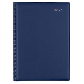DIARY 2023 COLLINS 387.V59 A5 BELMONT PVC WTV NAVY