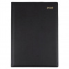 DIARY 2023 COLLINS QBA41.V99 190X260MM BELMONT PVC MANAGER QUARTO DTP BLACK