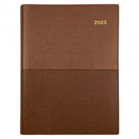 DIARY 2023 COLLINS 145.V90 A4 VANESSA DTP TAN