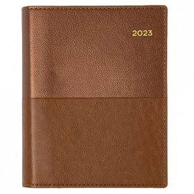 DIARY 2023 COLLINS 165.V90 A6 VANESSA DTP TAN
