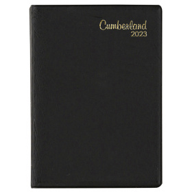 DIARY 2023 CUMBERLAND A7 POCKET 1DTP BLACK